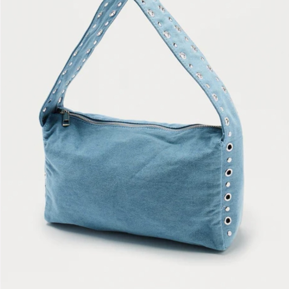 Stylish Blue Shoulder Bag